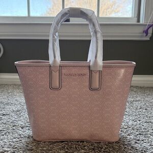 Michael Kors Light Pink Logo Tote